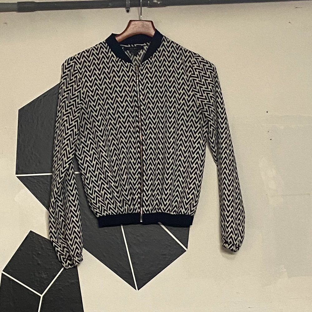 Geometric Bomber Jacket